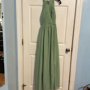 Elegant Sage Green Wedding Dress